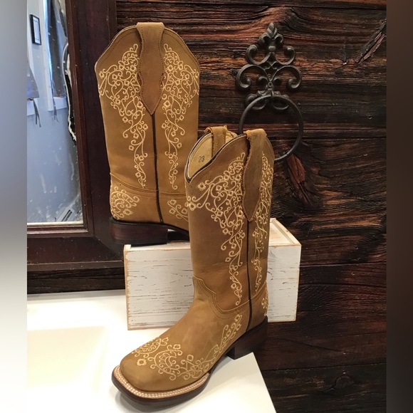 Cristero Womens Vintage Cowgirl Boots Size Western Leather